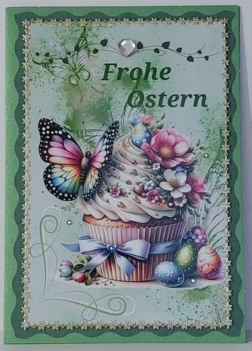 Grusskarte frohe ostern - frohe,