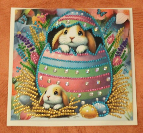Karte frohe ostern mit - frohe,
