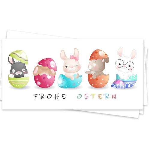 Osterkarten set stück - 10,