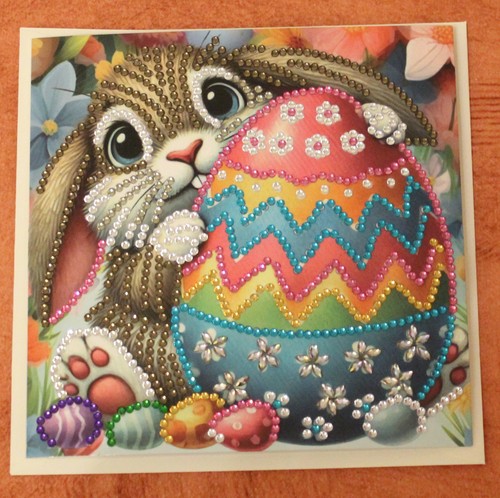 Karte frohe ostern - frohe,