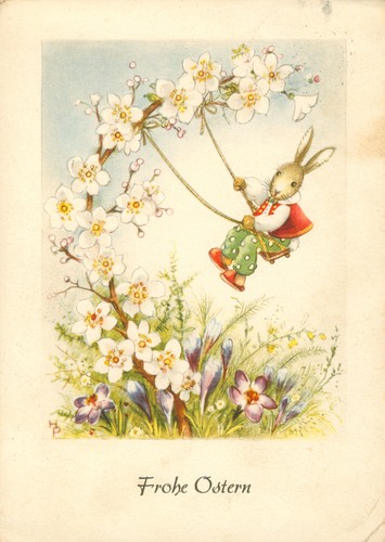 Frohe ostern osterhase auf - frohe, ostern,