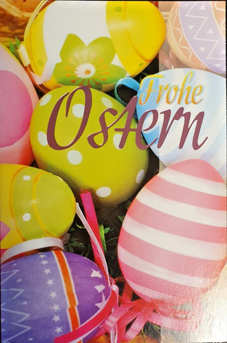 Karte frohe ostern - karte,
