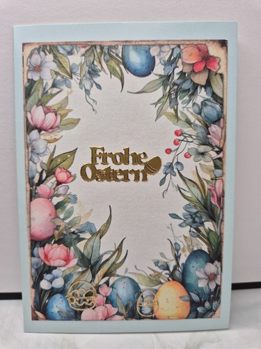 Karte frohe ostern eier - frohe,