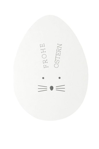 Osterkarte hase frohe ostern - osterkarte,