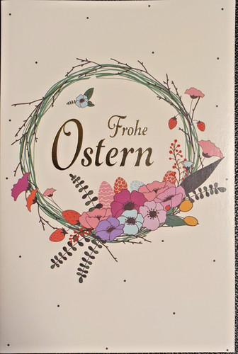 Karte frohe ostern - frohe,