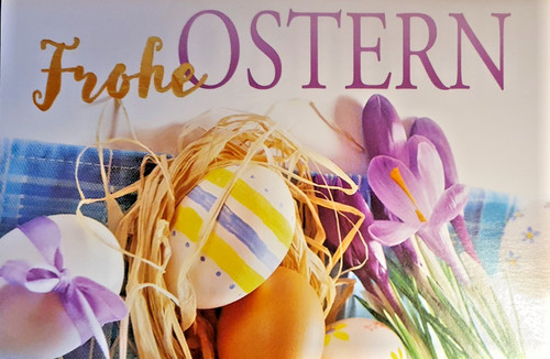 Karte frohe ostern - karte,