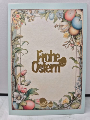 Karte frohe ostern blumen - frohe,