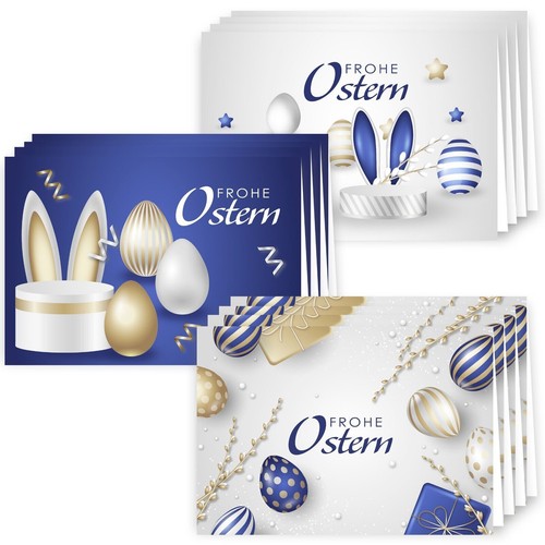 Osterkarten mit umschlag set - mit,