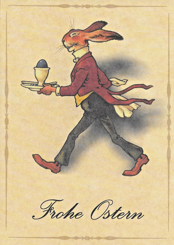 Postkarte frohe ostern - postkarte, /