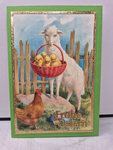 Karte frohe ostern - karte,
