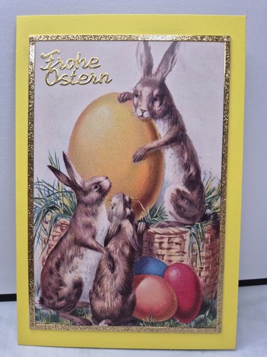 Karte frohe ostern hase - karte,