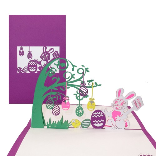 Pop karte frohe - pop, ostern"