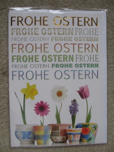 Frohe ostern grußkarte - ostern,