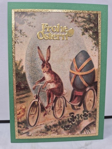 Karte frohe ostern hase - karte,