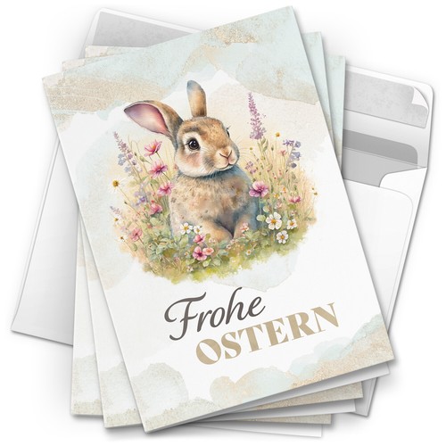 Osterkarten mit umschlag - 10,