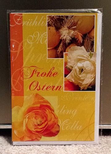 Grußkarte ostern frühling - ostern,