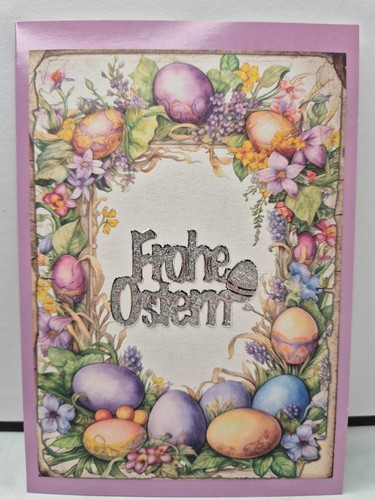 Karte frohe ostern eier - karte,