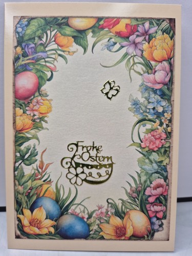 Karte frohe ostern eier - frohe,