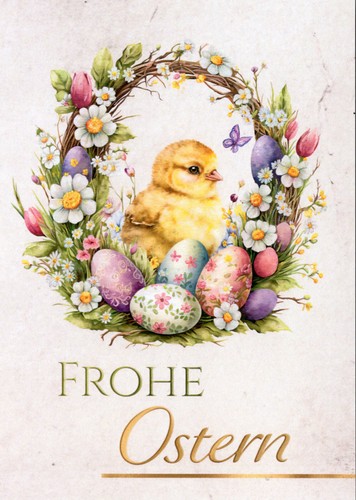 Grußkarte ostern frohe - *,
