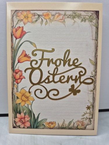 Karte frohe ostern - karte,