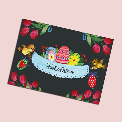 Osterkarte postkarte frohe - osterkarte,,